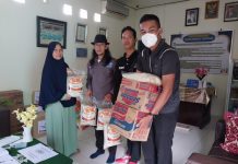 PJS Babel Bersama KBO Babel Berbagi Paket Sembako Kepada Panti Asuhan dan Janda Lansia