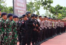 Jelang Idul Fitri, Polres Bintan Apel Gelar Pasukan Operasi Ketupat Seligi