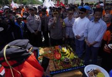 Sinergitas TNI-Polri dan Forkopimda dalam Peringatan Hari Buruh di Kota Batam
