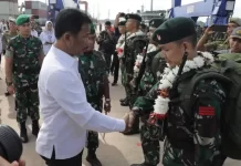 Muhammad Rudi ke 400 Satgas Yonif 136/TS : Selamat Datang Kembali di Batam