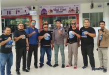 Pengurus DPD PJS Gorontalo Sambut Kedatangan Ketum Mahmud Marhaba di Bandara Djalaludin