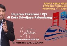 Hajatan Rakernas I PJS di Kota Sriwijaya Palembang