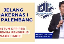 Rakernas PJS di Palembang, Ketum DPP PJS Minta Kehadiran Pengurus DPD