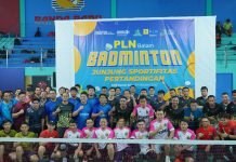 Pererat Silaturahmi Antar Instansi, PLN Batam Gelar Turnamen Badminton