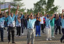 BP Batam Gelar Senam, Tingkatkan Kebugaran Demi Kontribusi Terbaik bagi Kota Batam