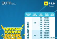 Spesial Natal dan Tahun Baru, PLN Batam Berikan Gebyar Diskon Tambah Daya