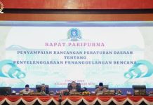 DPRD Kepri Gelar Rapat Paripurna Ke II Masa Sidang Satu Ranperda Penyelenggaraan Penanggulangan Bencana