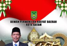 Wakil Ketua I DPRD Batam Muhammad Kamaluddin Harapkan Momen Idul Fitri Untuk Saling Memaafkan
