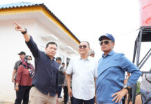 Kemenko Polhukam Bersama Sekretariat Kabinet, Kementrian Investasi dan Dewan Pengawas BP Batam Tinjau Pembangunan Rumah di Tanjung Banon