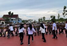 Hadapi Pilkada, Polres Bintan Lakukan Latihan Dalmas