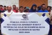 Pilgub Kepri 2024, Pemuda dan Buruh Singkep Barat Siap Menangkan H. Muhammad Rudi