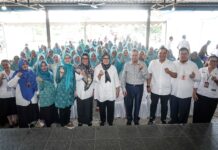 Buka Workshop Kader Posyandu, Marlin Agustina : Kader Posyandu Garda Terdepan Dalam Kesehatan Masyarakat