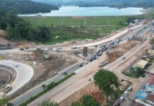 Progres Pembangunan Fly Over Sei Ladi Batam Capai 45 Persen