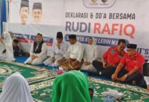 Pasangan HMR – Aunur Rafiq bersama Ribuan Masyarakat Gelar Zikir dan Doa Bersama