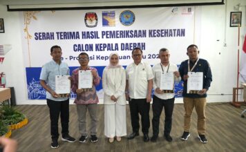 RSBP Batam Serahkan Hasil Pemeriksaan MCU Calon Kepala Daerah 2024