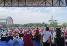 Ribuan Warga Antusias Ikuti Senam bersama Sagulung Fun Day 3