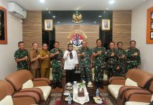 Kuatkan Sinergitas, Plt Gubernur Marlin Silaturahmi ke Lantamal IV Batam