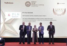 PLN Batam Raih Penghargaan Bergengsi TOP Human Capital Awards 2024