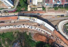 Tak Terganggu Cuaca, Pengerjaan Fly Over Sei Ladi Terus Digesa