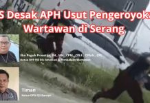 Wartawan Dikeroyok Saat Liput Sidak KLHK di Serang, PJS Desak APH Tangkap Pelaku Kekerasan