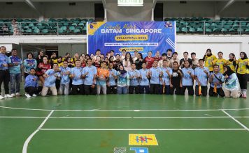 Lapangan Jadi Saksi, Batam dan Singapura Pererat Hubungan Lewat Bola Voli