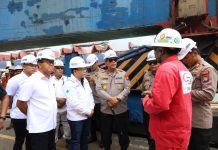 Kapolda Kepri Tinjau Lokasi Kebakaran Kapal Federal II di Tanjunguncang