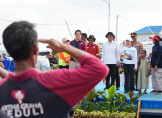 Peringatan Hari Bumi di Tanjung Banon, BP Batam Menggiatkan Gema Batam Asri