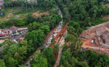 BP Batam Rampungkan Perbaikan Jalan Vista, Kini Dapat Digunakan dengan Normal