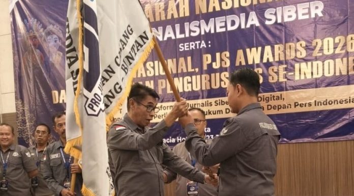 Ketum PJS Marhaba Lantik Dedi Utomo Pimpin PJS Tanjungpinang-Bintan, Perkuat Jurnalisme Profesional dan Berintegritas