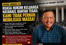 Kehadiran Masyarakat di Sidang Natanael Sukarela, Bukan Hasil Pengerahan