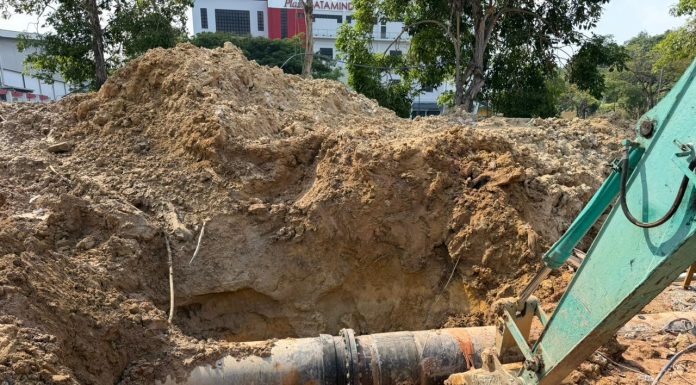 Pipa Air Muka Kuning Berdiameter 800mm Selesai Diperbaiki, Suplai Dipulihkan Bertahap