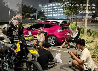 Patroli Malam Polda Kepri: Temukan Miras di Harborbay, Imbauan Humanis Diberikan