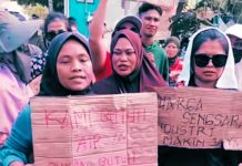 Pasokan Air Putih Satu Bulan Lebih Terhenti, Warga Citra Nongsa Blokir Akses Nongsa Digital Park